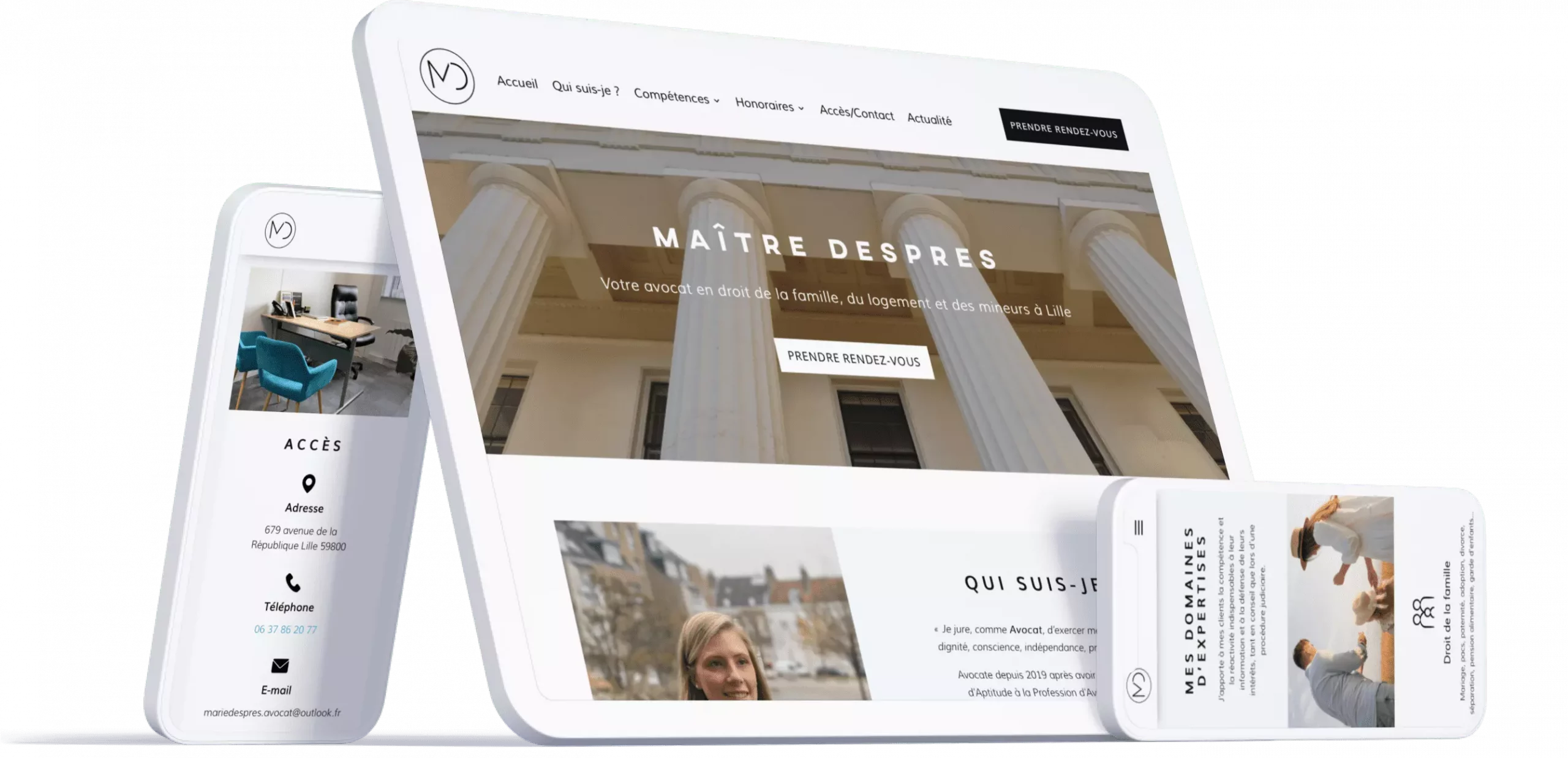 Nous combinons l’expertise en UX & UI design pour créer des sites web esthétiques, fonctionnels, avec une navigation intuitive et agréable.